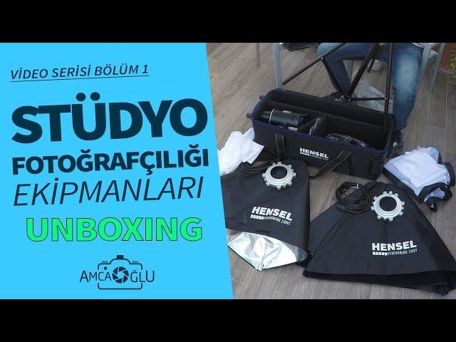 STÜDYO FOTOĞRAFÇILIĞI VE EKİPMANLARI - Unboxing Hensel Lighting Set | AmcaOğlu