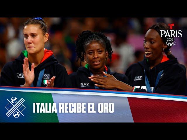 Italia recibe su primera medalla de oro en Voleibol femenino | Juegos Olímpicos París 2024