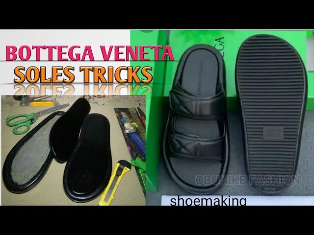 How to make trendy Bottega veneta sole #shoemaking #beginners