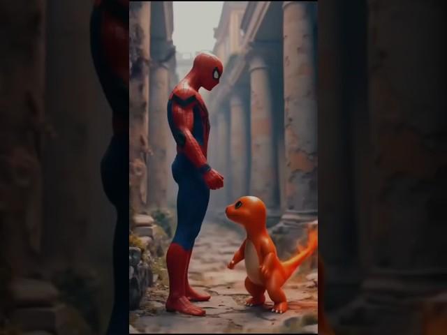  spiderman fusion#shortsfeed #funnyanimal #shorts #hybrid #bionic #spidermannowayhome #ai #fusion