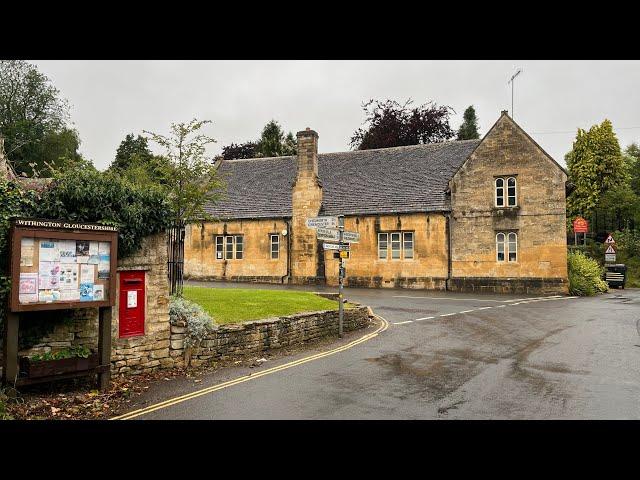 Rainy Morning Walk in the COTSWOLDS - English Countryside Village