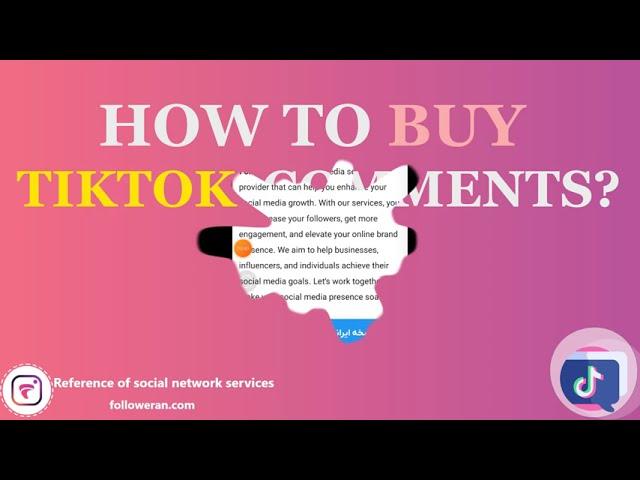 How to buy tiktok comments from followeran?