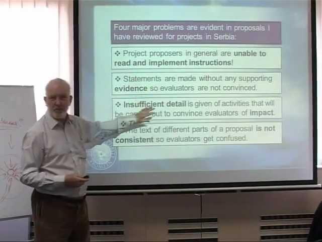 Writing project proposals: secrets to success - Prof Steve Quarrie BSN.MOV