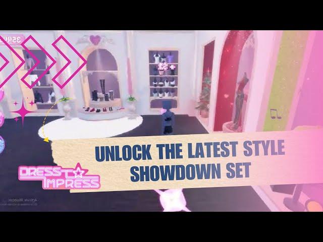  PRO: HOW TO UNLOCK THE NEW STYLE SHOWDOWN SET IN DRESS TO IMPRESS! ON ROBLOX | Easy guide