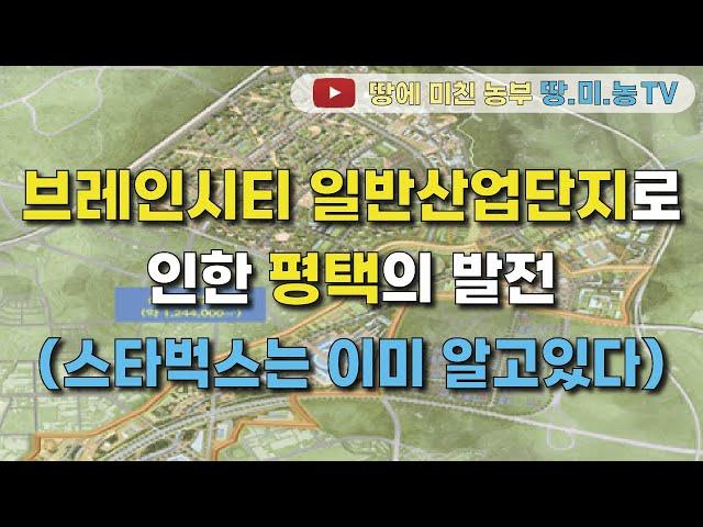 브레인시티 일반산업단지로 인한 평택의발전(카이스트,아주대학병원,스타벅스,할리스커피)
