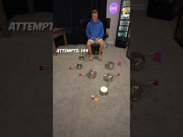Ping Pong Trick Shot! (I’m Blue)