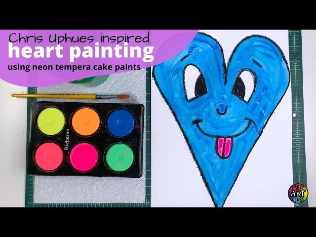 Make a Chris Uphues Valentine's Day Heart Painting