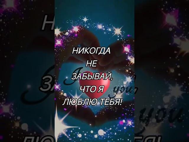 Никогда не забывай,  что я люблю тебя  #shorts #relax #psicologia