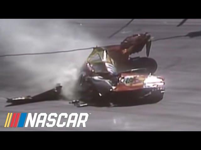 Michael Waltrip Crash at Bristol Motor Speedway |  Official Footage | NASCAR