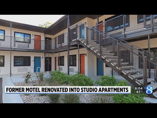 Former hotel renovated into studio apartments