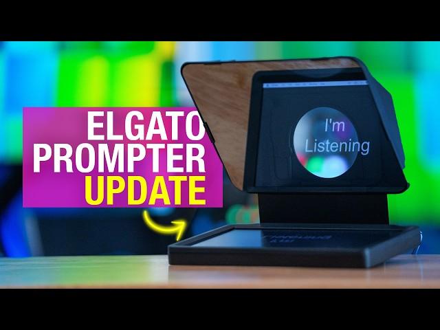 The Elgato Prompter Can Now Follow Your Voice!