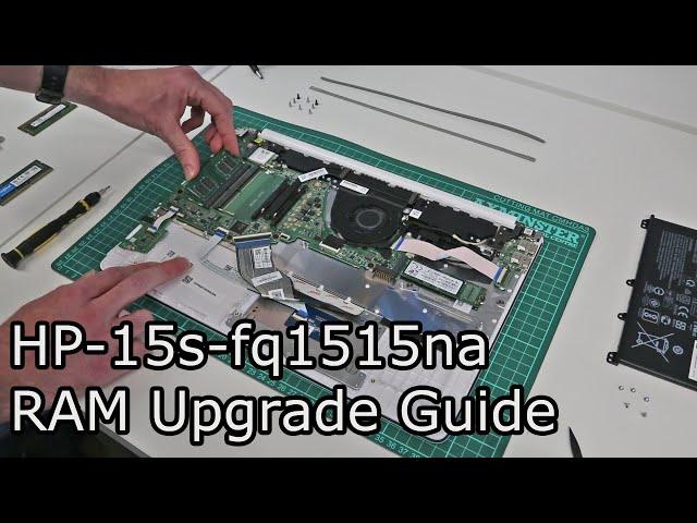 HP 15s-fq1515na RAM Upgrade Guide