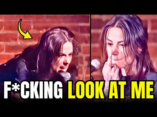 Feminist Comedian LOSES IT After Getting Outsmarted By A Man In The Audience