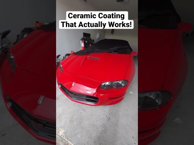 A Ceramic Coating That Actually Works! #foryoupage #trending #shorts #ss #fbody #camaro #racing #fyp