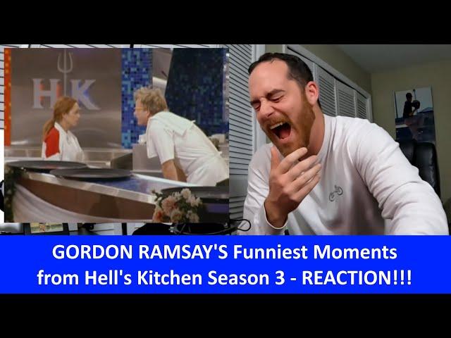 American Reacts GORDON RAMSAY Funniest Moments From Hell's Kitchen Season 3 REACTION