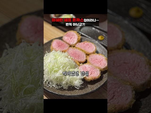 미슐랭 가이드 쉐프가 레시피를 짠 돈까스집 | 서울대입구역 카츠쇼신