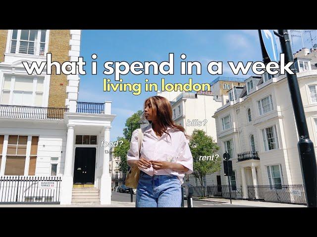 what i spend in a week as a LONDON uni student | rent, bills, food etc.