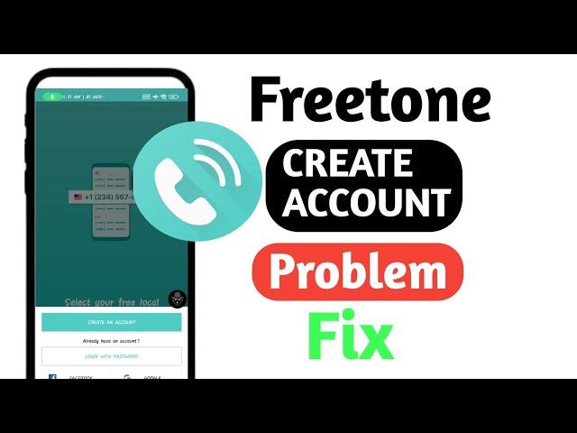 Freetone Create Account Problem Fix in 2022 | Freetone Register Problem Solve