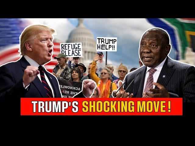 Trump Welcomes White South African Refugees—The World Reacts In Shock! #southafrica