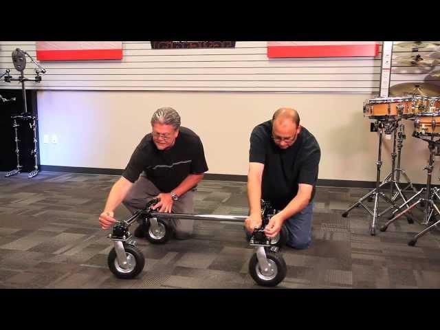 Drumline and Drum Corps Rolling Frame: Gibraltar Hardware