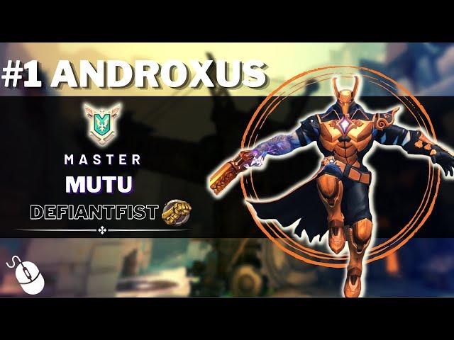 MUTU The BEST Androxus in THE WORLD Paladins Ranked Competitive