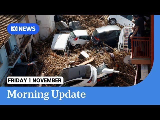 Over 150 dead in Spain floods + US election wrap | ABC News