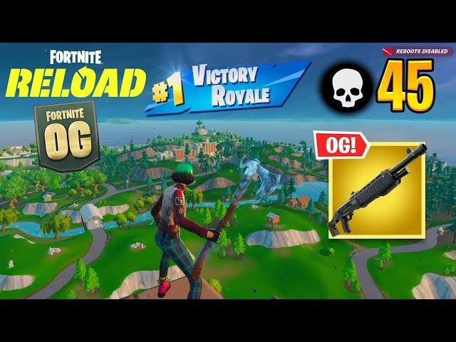 Fortnite Reload | High Kill Solo vs Squads OG Gameplay (Keyboard & Mouse)