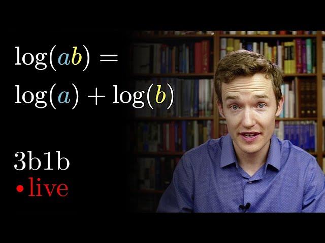 Logarithm Fundamentals | Ep. 6 Lockdown live math