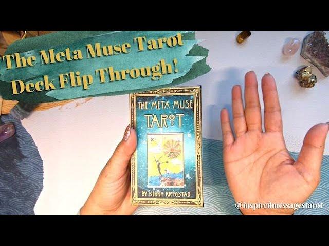 Deck Flip Through - The Meta Muse Tarot by Kerry Krogstad 