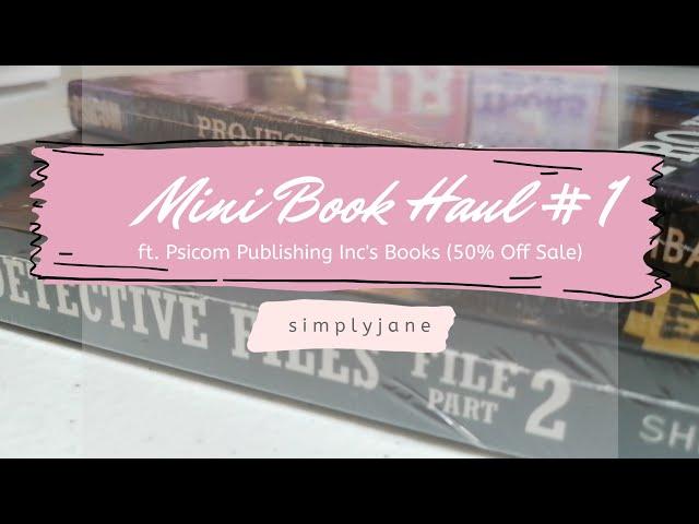 (Mini) Book Haul # 1 ft. Psicom Books || Simply Jane