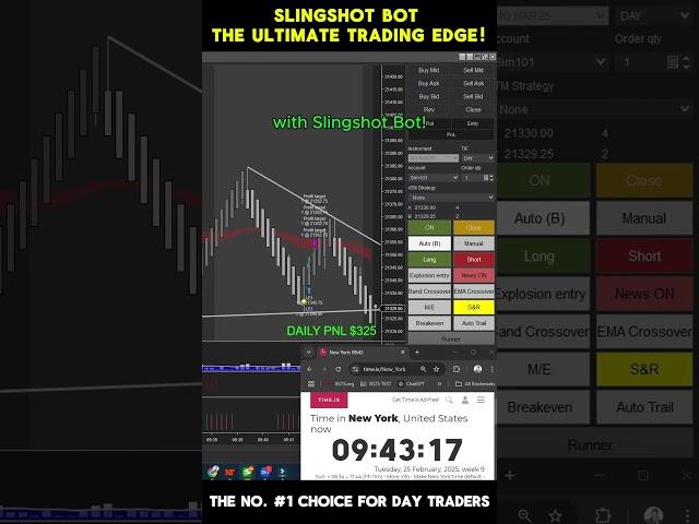 Slingshot Bot – The Ultimate Trading Edge | Advanced Auto Trading Strategy #ninjatrader8