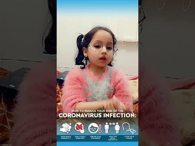 CORONAVIRUS PRECAUTION BY MY NIECES ATAYE ZEHRA