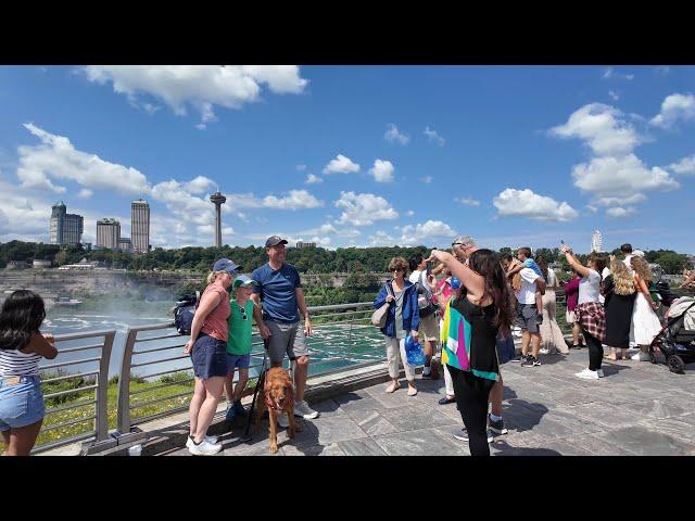 Walking from Canada to the USA | Niagara Falls Rainbow Bridge to Maid of the Mist