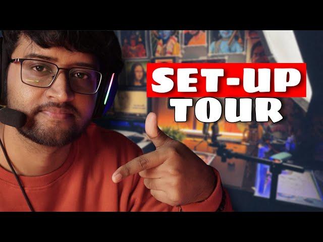 Set-up Tour For Drawing Videos,  2024  @SanjuArts7