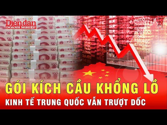 Mặc dù tung ra 2 gói kích thích, kinh tế Trung Quốc vẫn đang lâm vào bế tắc | Tin tức 24h