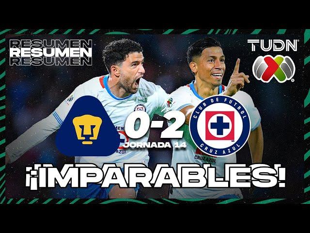 HIGHLIGHTS | Pumas 0-2 Cruz Azul | Liga Mx -AP2024 - J14 | TUDN