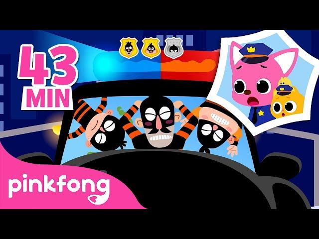 [Best of the Best] Catch the Thieves | Pinkfong the Police | Veo Veo | Pinkfong Official