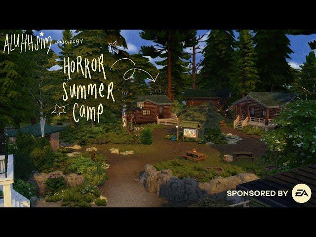 you sleep while i build a summer camp in the sims 4!🪓long play with commentary