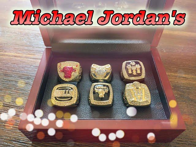 Chicago Bulls ALL 6 Championship Rings Review (Michael Jordans)