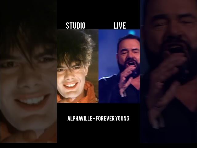 Alphaville Forever young Studio version vs live performance