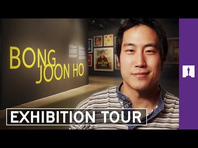 'LAST OF US' Young Mazino Tours the Bong Joon Ho Exhibition at the Academy Museum