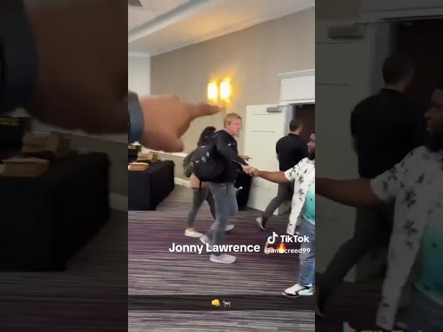 William Zabka walking, greeted by fans at Cobra Kai Convention (2)