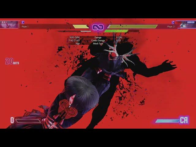 Street Fighter 6 : AKI Combo 7224 Damage