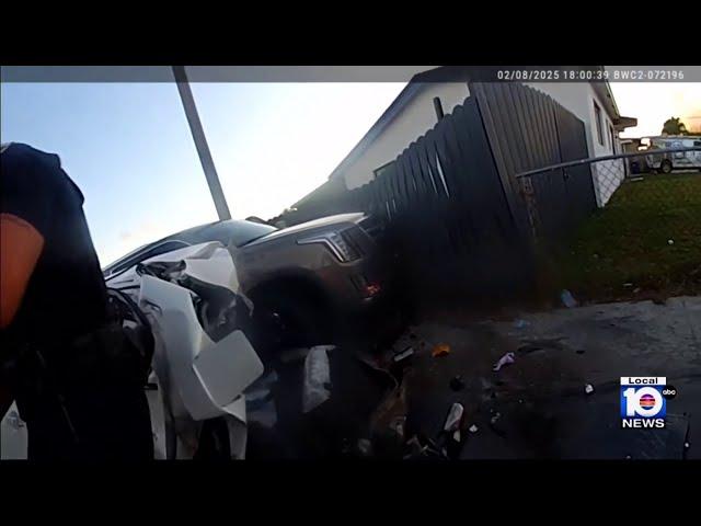Videos released after crash with 5 dead in Miami-Dade