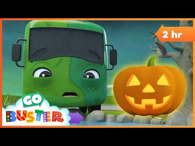 Zombie Buster! ‍️ Halloween Carwash Adventure | Go Buster - Bus Cartoons & Kids Stories