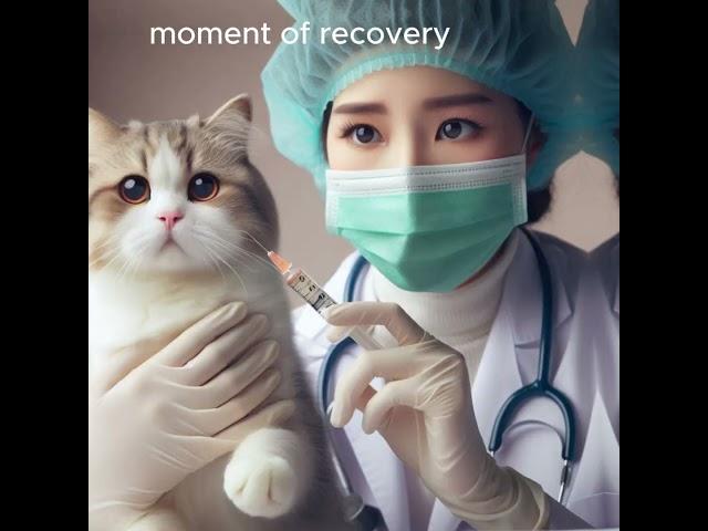 Poor Cat Infected with New Virus ⎮Kind Doctor⎮ Cute Cat ‍️ #cat #aicats #catvideos2024