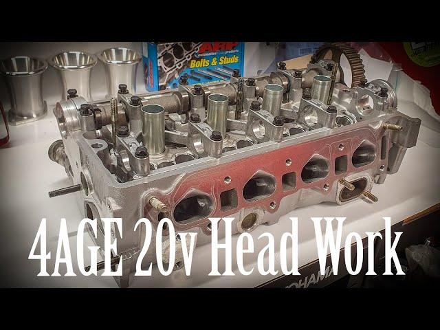 4AGE 20v head work