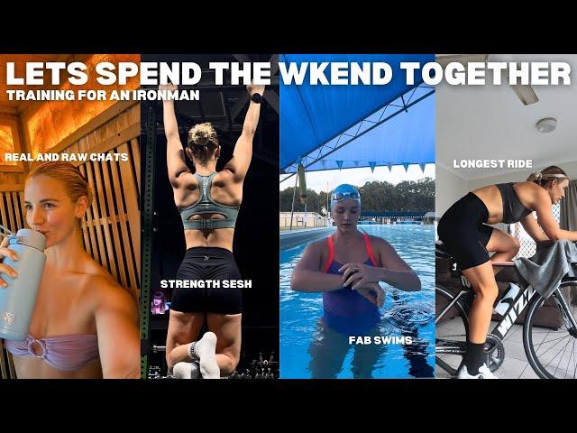 VLOG | Triathlon ironman training, double sessions & raw chats.