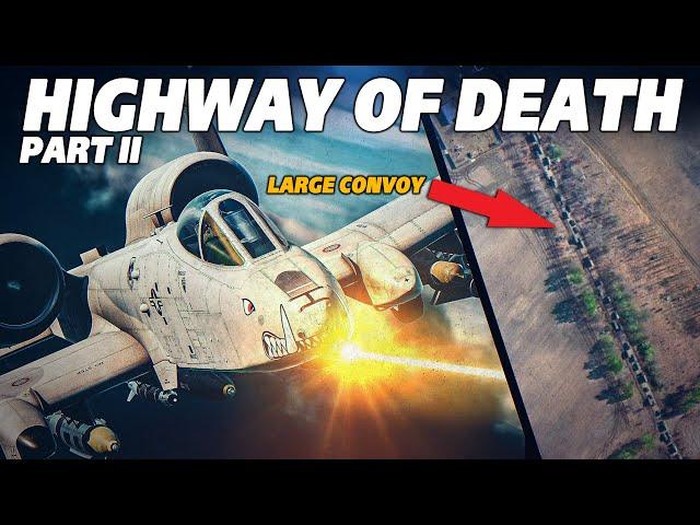 GAU-8 Vs Everything | A-10C Warthog Vs Massive Convoy | Digital Combat Simulator | DCS |