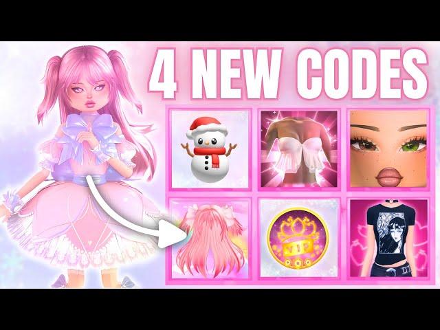 ALL *NEW CODES* IN THE NEW YEARS DRESS TO IMPRESS UPDATE